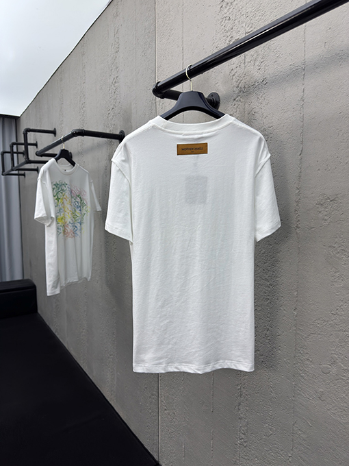 ルイヴィトン フルプリントカラー柄半袖Tシャツ