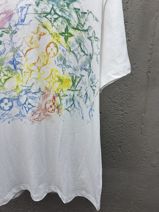 ルイヴィトン フルプリントカラー柄半袖Tシャツ