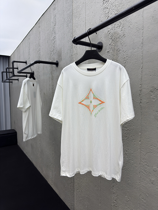 ルイヴィトン クローバー3 Dドロップ半袖Tシャツ