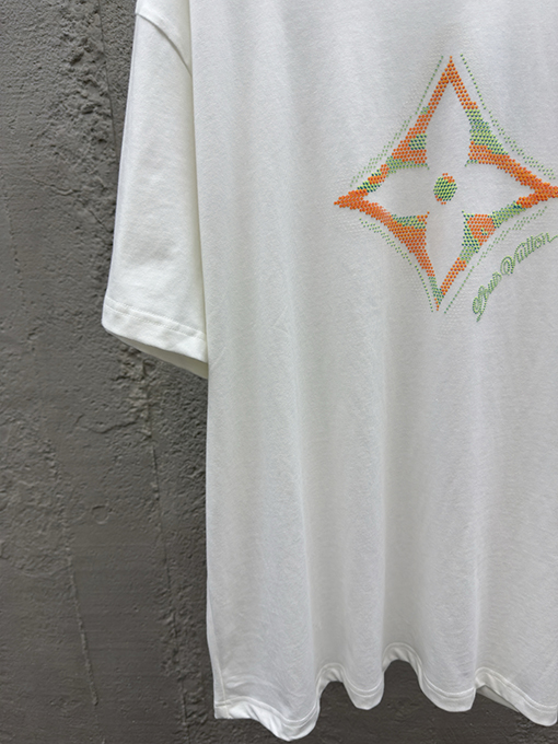 ルイヴィトン クローバー3 Dドロップ半袖Tシャツ