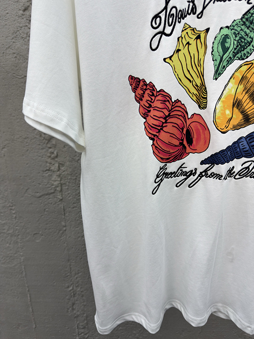 ルイヴィトン ファッションコンクプリント半袖Tシャツ