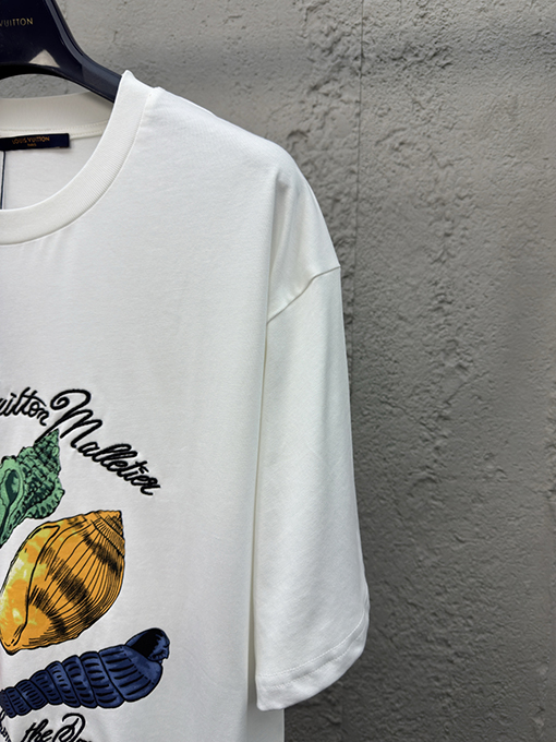 ルイヴィトン ファッションコンクプリント半袖Tシャツ