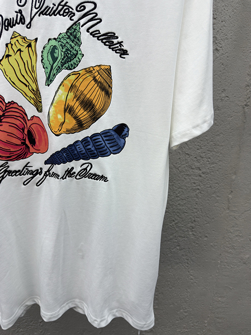 ルイヴィトン ファッションコンクプリント半袖Tシャツ