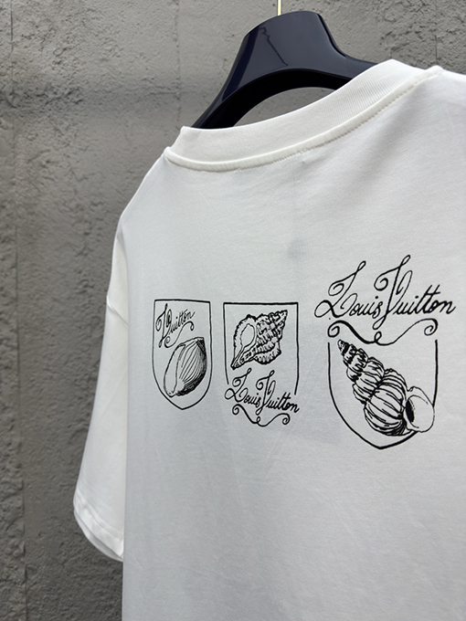 ルイヴィトン ファッションコンクプリント半袖Tシャツ