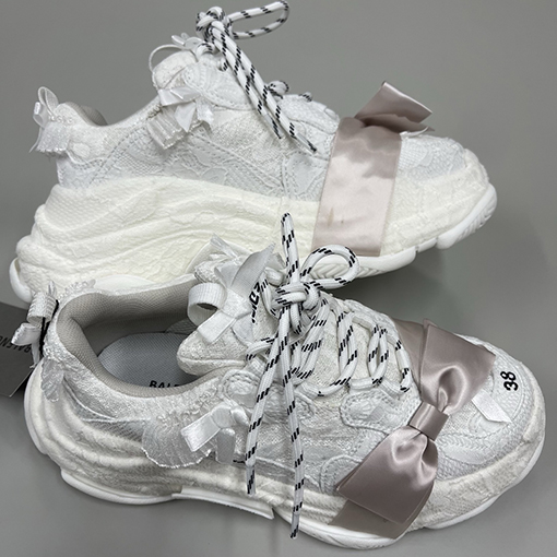 Balenciaga triple S sneakers 25Ss レースリボンスニーカー