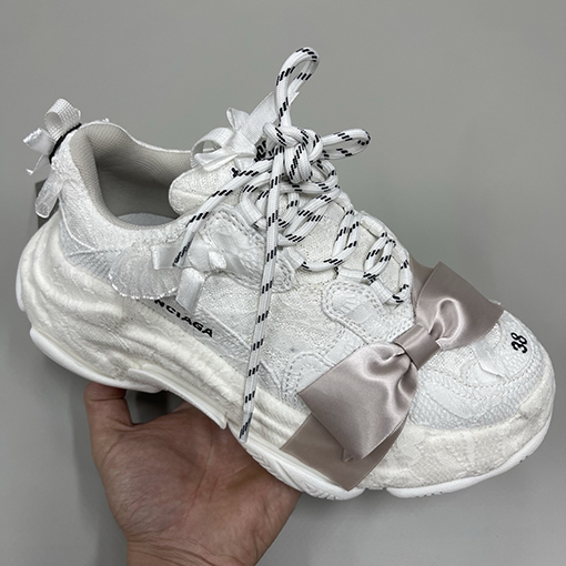 Balenciaga triple S sneakers 25Ss レースリボンスニーカー