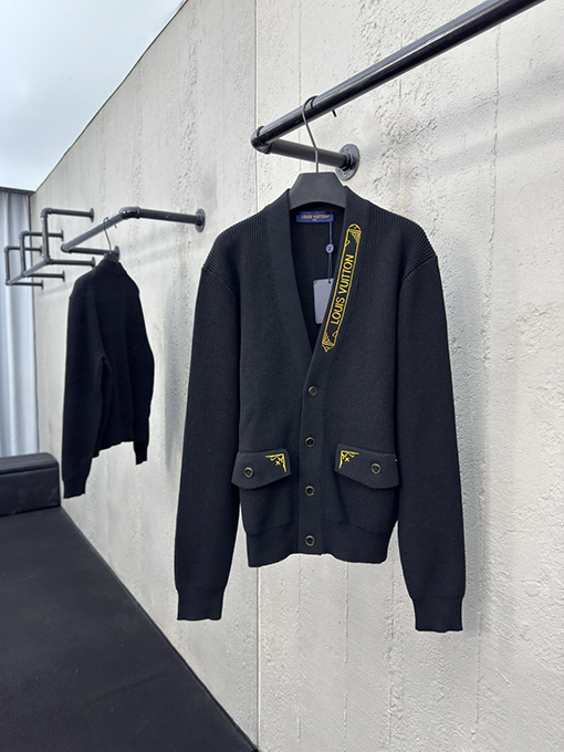 ルイヴィトンスーパーコピー ファッション金文字刺繍カーディガン