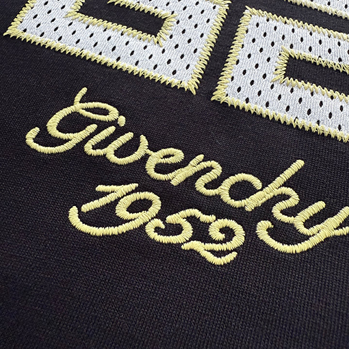 ジバンシイ 4 Gメッシュパッチ刺繍半袖Tシャツ