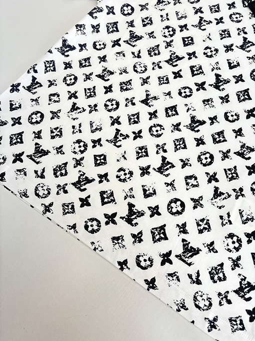 ルイヴィトンスーパーコピー 新しいモノグラムフルプリントチェーン半袖Tシャツ