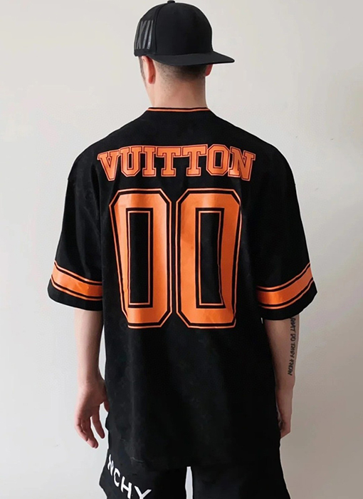 ルイヴィトン ファッションモノグラム中袖Tシャツ