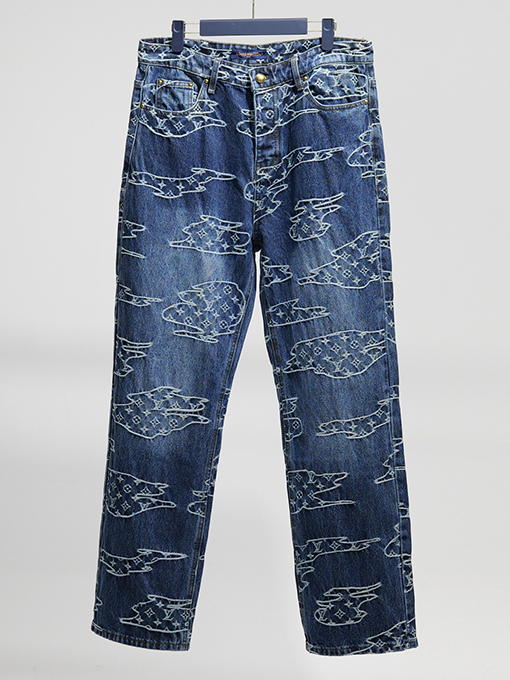 ルイヴィトン Nigo コラボレーションシリーズジーンズ