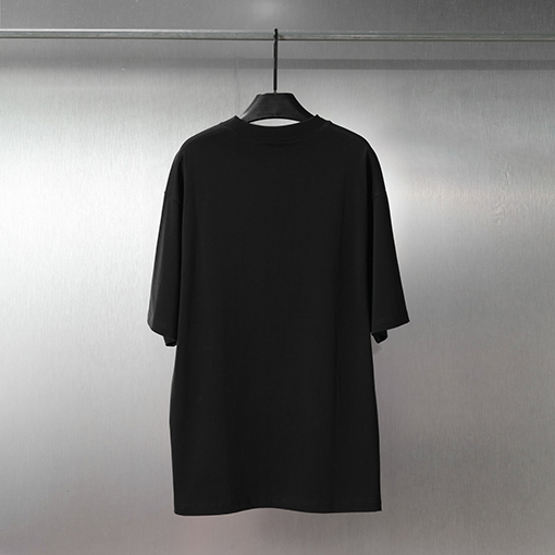 バレンシアガ 前のクラシックなピンクのコカ・コーラのアルファベットプリント半袖Tシャツ