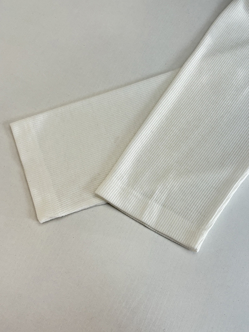 セリーヌコピー TRIOMPHE刺繍ロングパイルコットンリブボタン長袖シャツ