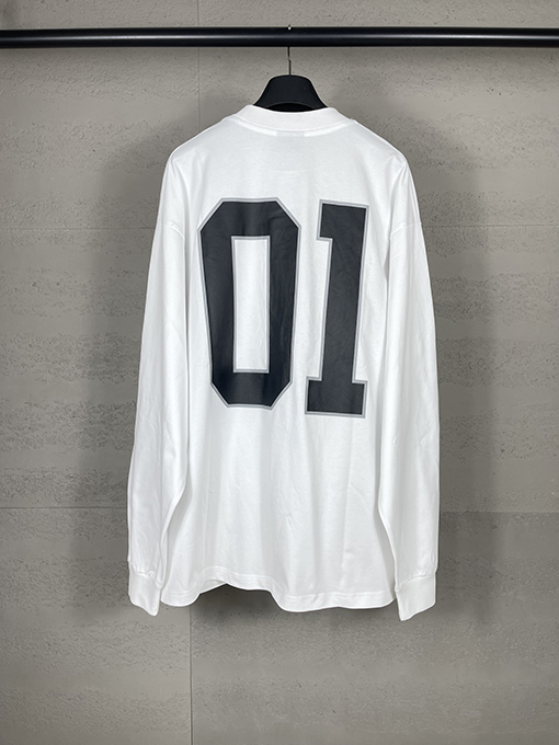 バレンシアガ新しいバスケットボールのボール服刺繍プリント長袖Tシャツ
