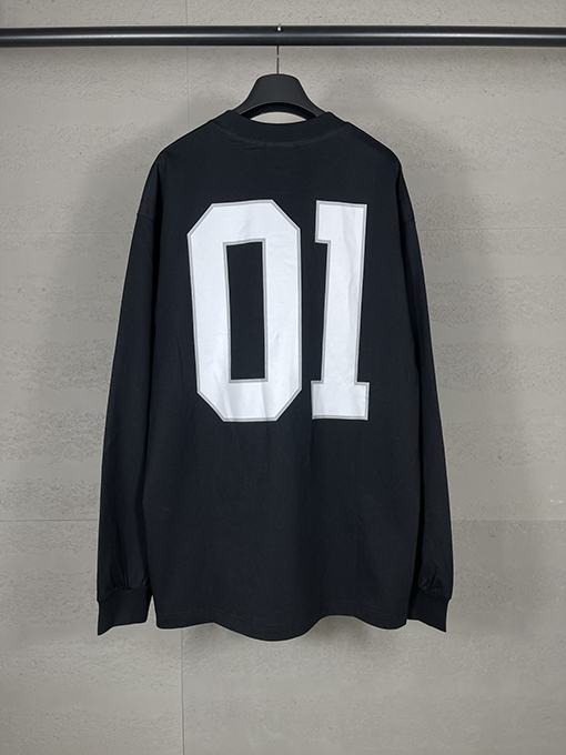 バレンシアガ新しいバスケットボールのボール服刺繍プリント長袖Tシャツ