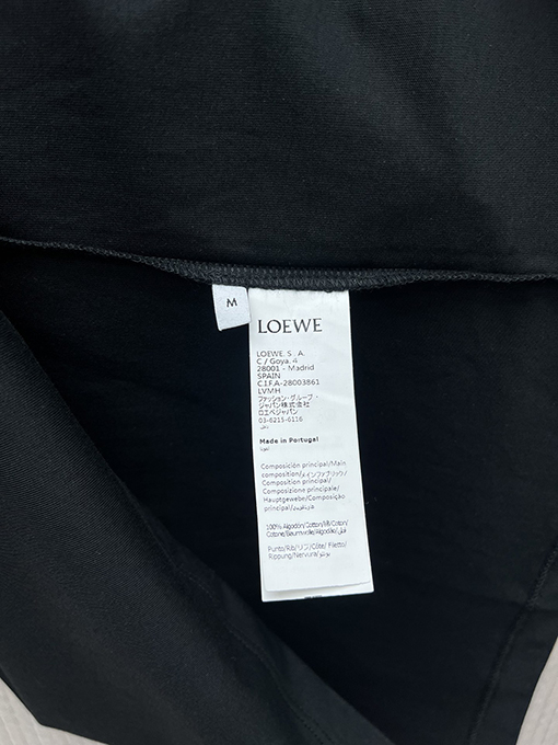 ロエベ 新しい軽量コットン半袖Tシャツ
