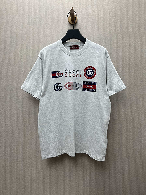 グッチ Gucci ロゴプリント半袖Tシャツ