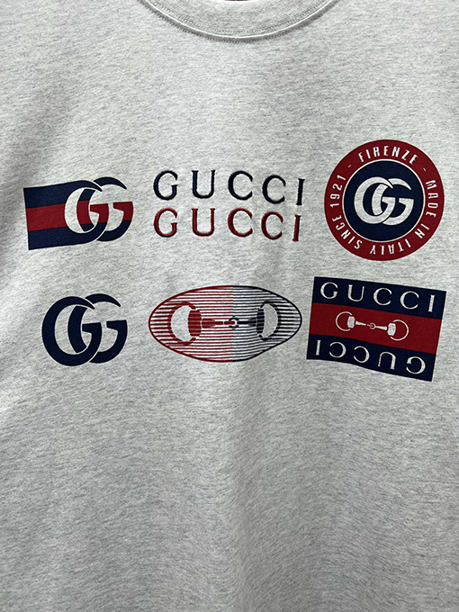 グッチ Gucci ロゴプリント半袖Tシャツ