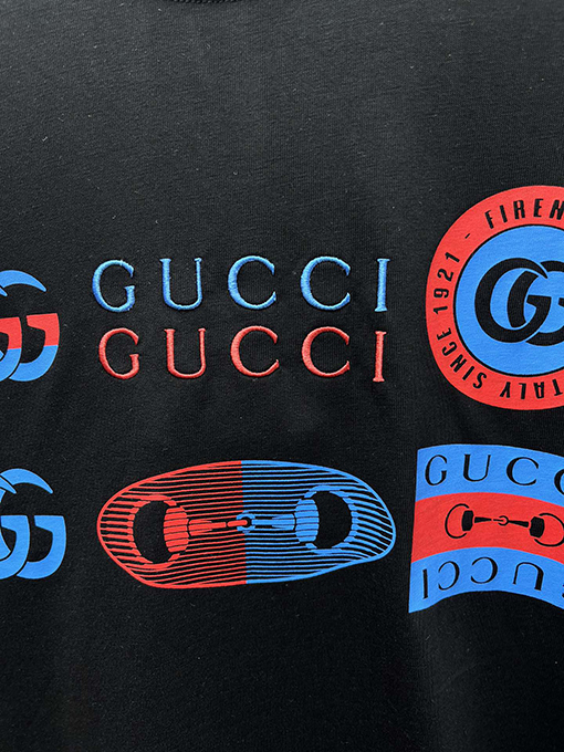 グッチ Gucci ロゴプリント半袖Tシャツ