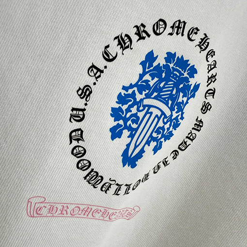 クロムハーツ 新しいラウンドネック半袖Tシャツ