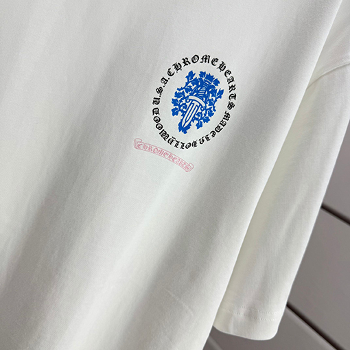 クロムハーツ 新しいラウンドネック半袖Tシャツ