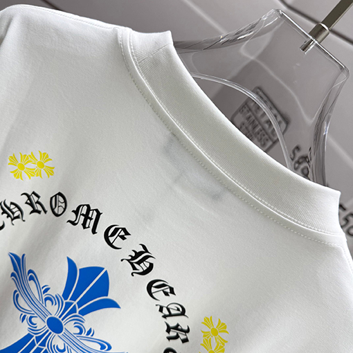 クロムハーツ 新しいラウンドネック半袖Tシャツ