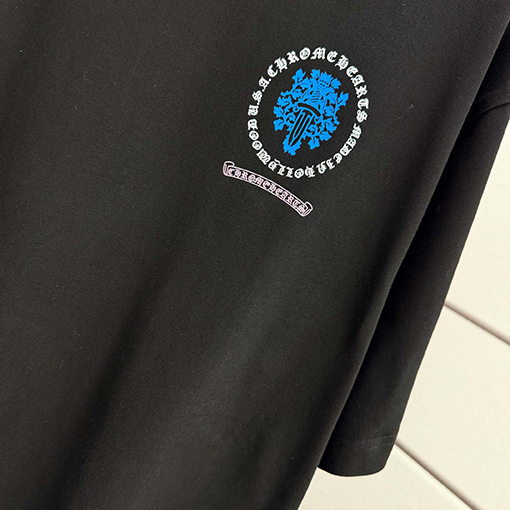 クロムハーツ 新しいラウンドネック半袖Tシャツ