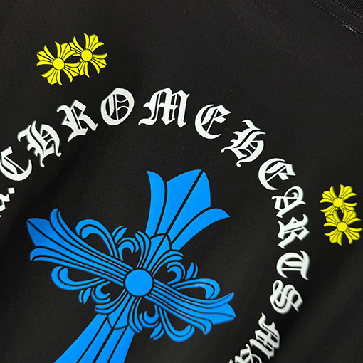クロムハーツ 新しいラウンドネック半袖Tシャツ