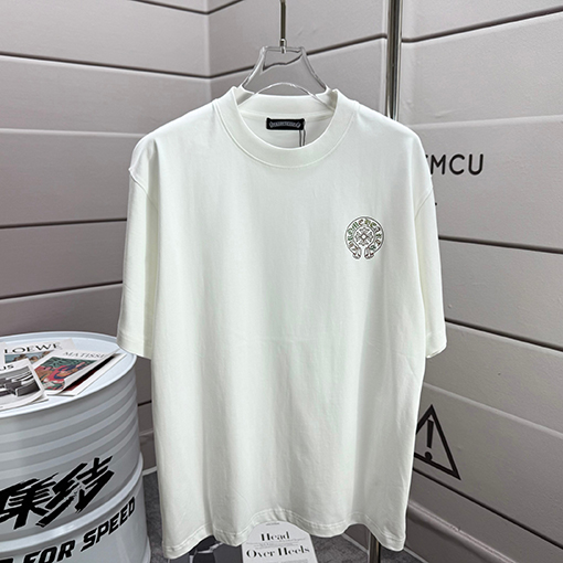 クロムハーツ ファッションクルーネック半袖Tシャツ