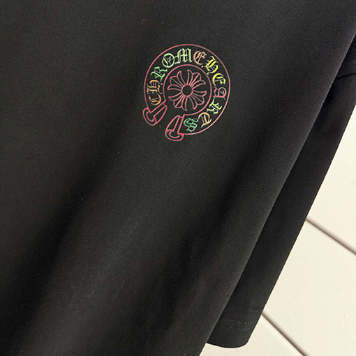 クロムハーツ ファッションクルーネック半袖Tシャツ