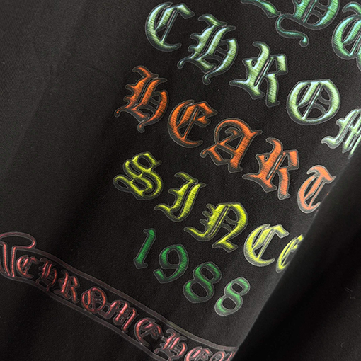 クロムハーツ ファッションクルーネック半袖Tシャツ