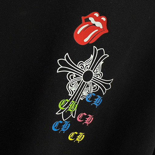 クロムハーツコピー クラシックなラウンドネック半袖Tシャツ