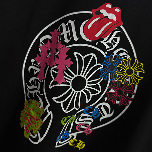 クロムハーツコピー クラシックなラウンドネック半袖Tシャツ