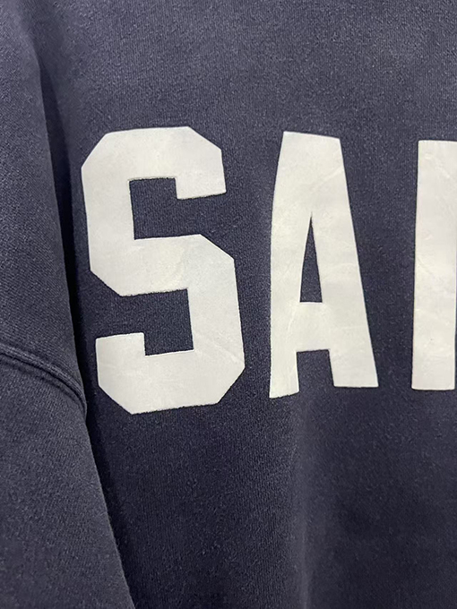 SAINT Michael 25ss‘Ber Ber Jin’プリントウォッシュ古いパーカーパーカー