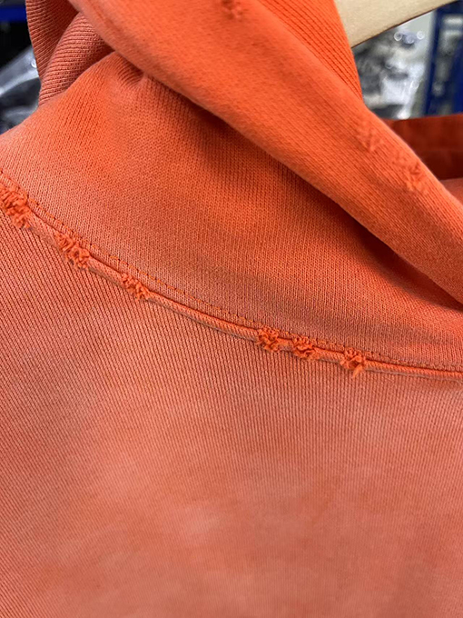 SAINT Michael 25ss‘Ber Ber Jin’プリントウォッシュ古いパーカーパーカー