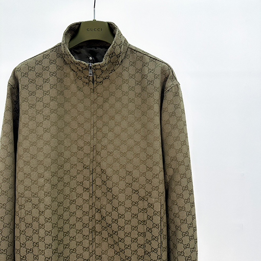 グッチ Gucci ジャカードキャンバスジャケット