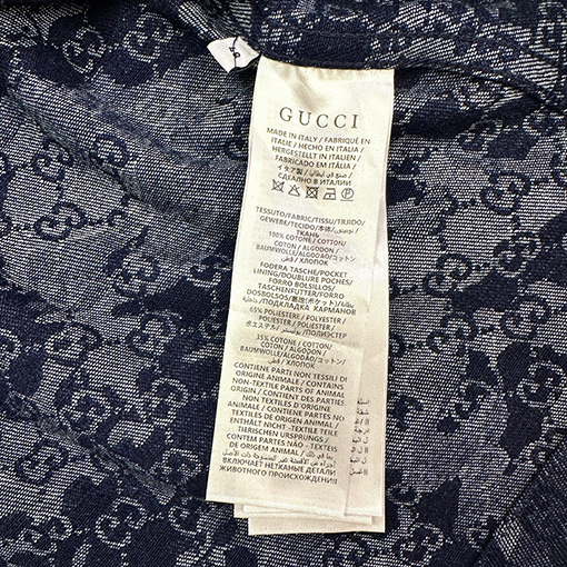 グッチコピー Gucci ジャカードデニム半袖シャツ