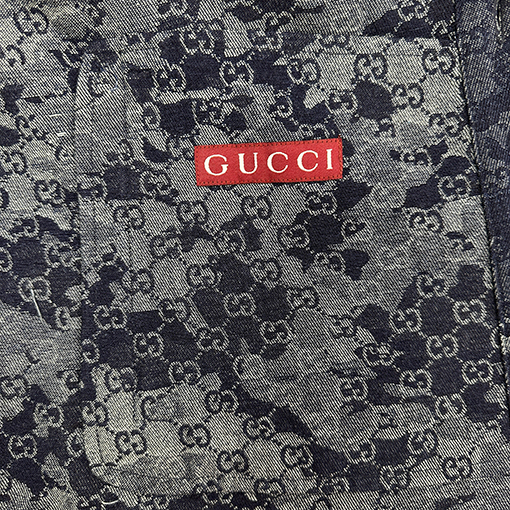 グッチ Gucci デニムジャカード長袖シャツ