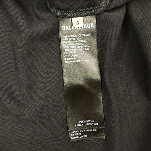 バレンシアガ Balenciaga サイン入り半袖Tシャツ