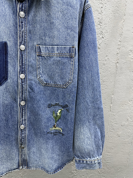 ディオールコピー Dior 刺繍デニムジャケット