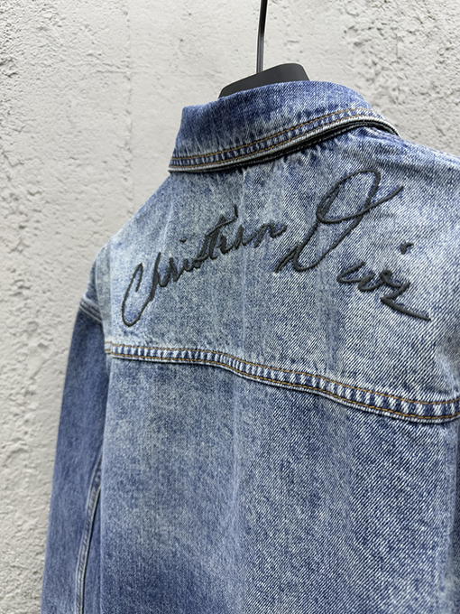 ディオールコピー Dior 刺繍デニムジャケット