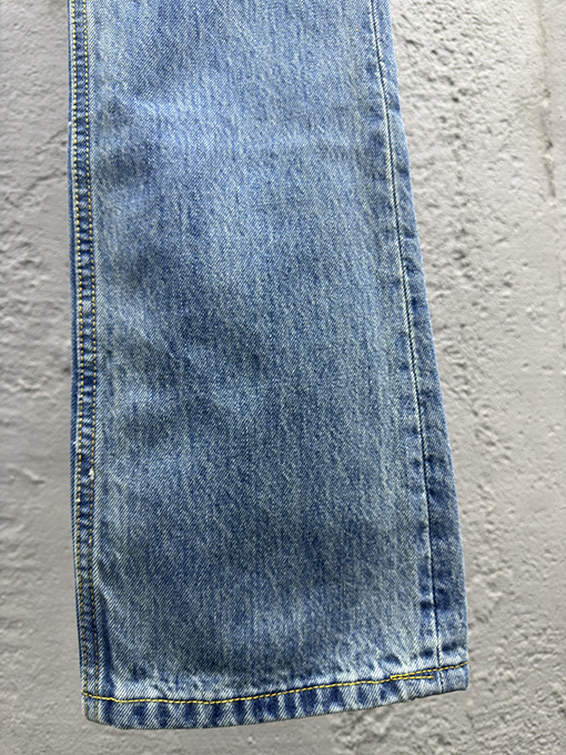 ルイヴィトン ファッションロープ刺繍ジーンズ