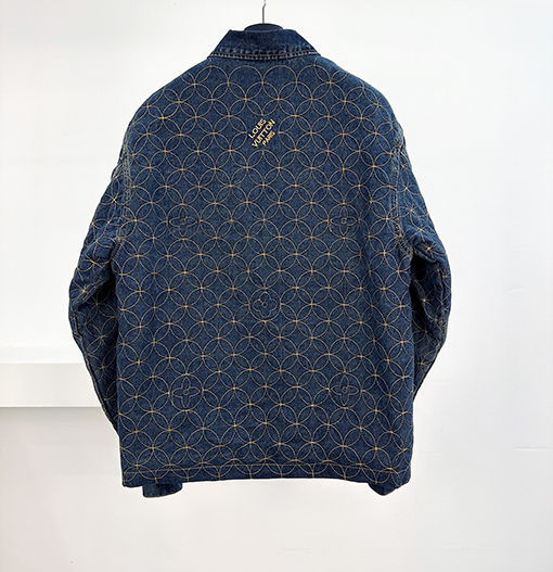 ルイヴィトン ファッション刺繍デニムジャケット