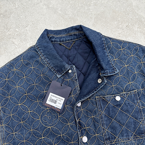 ルイヴィトン ファッション刺繍デニムジャケット