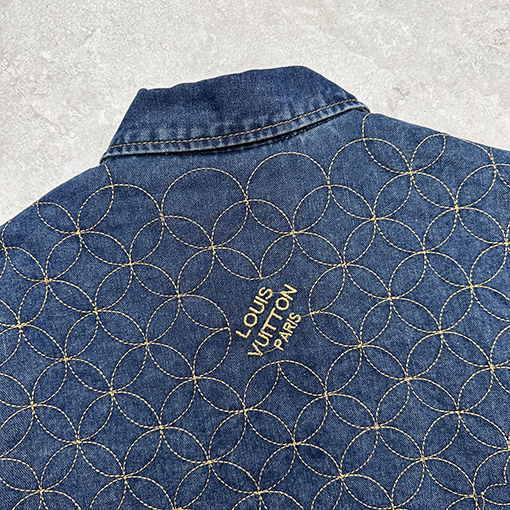 ルイヴィトン ファッション刺繍デニムジャケット