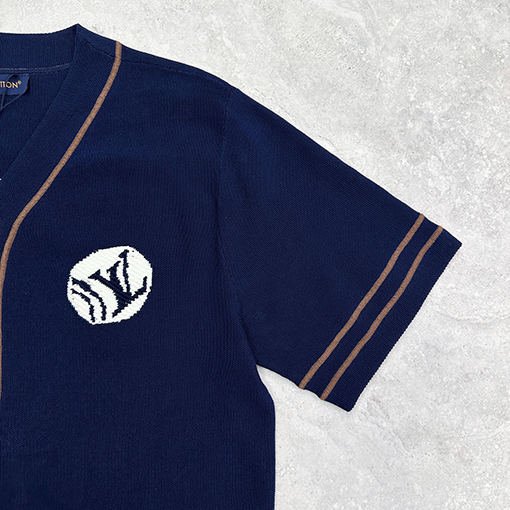 ルイヴィトン Nigo コラボレーションベースボール半袖ジャケット