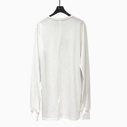 リックオウエンス ハイストリートダーク風ゆったり長袖Tシャツ