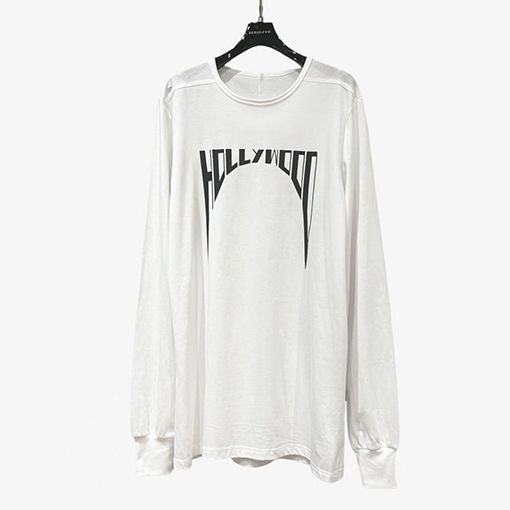 リックオウエンス ハイストリートダーク風ゆったり長袖Tシャツ