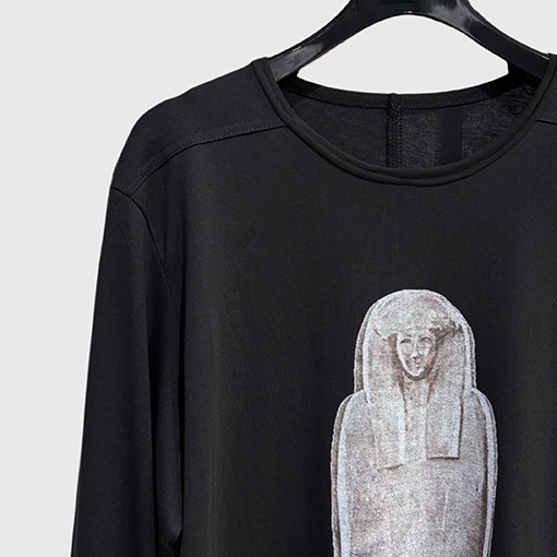 リックオウエンススーパーコピー 新しいゆったりとした暗い風の長袖tシャツ
