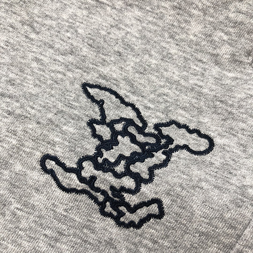 ルイヴィトン刺繍ロゴパンツ